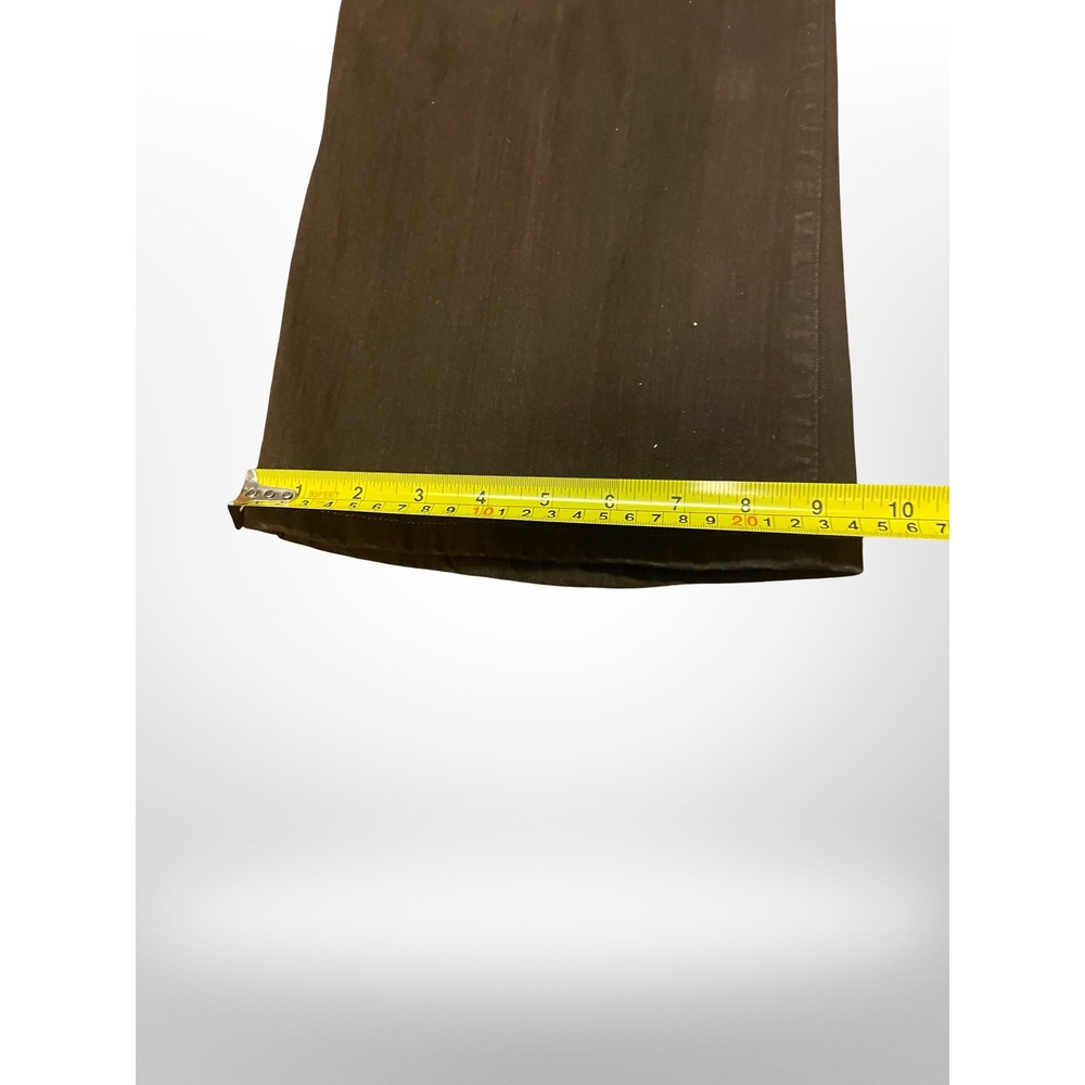 NYDJ Tummy Tuck Jeans Womens 14 Brown Wide Leg High Rise Stretch Style 4008 - Picture 11 of 11